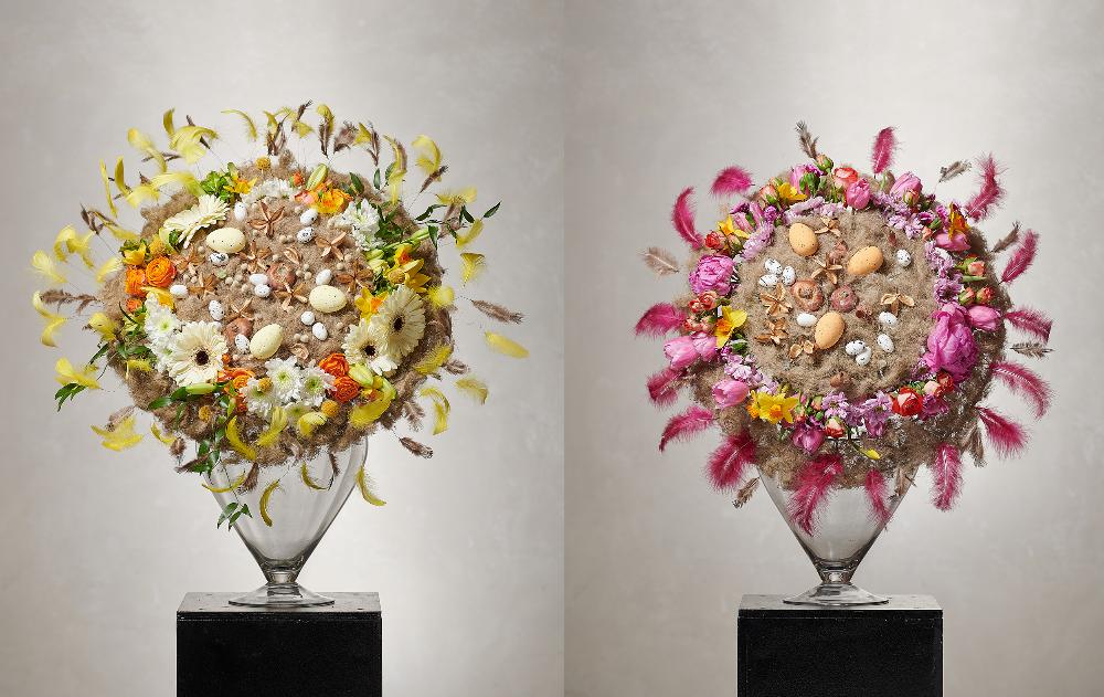 Проект для журнала «Цветы» - Весенний пасхальный букет